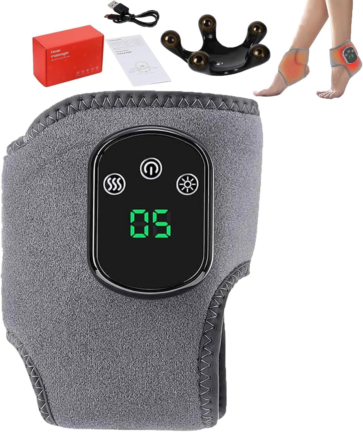 Diabetic Foot Pain Massager Heat Triple Method Neuropathy Massage Alodi  NeuroPulse™