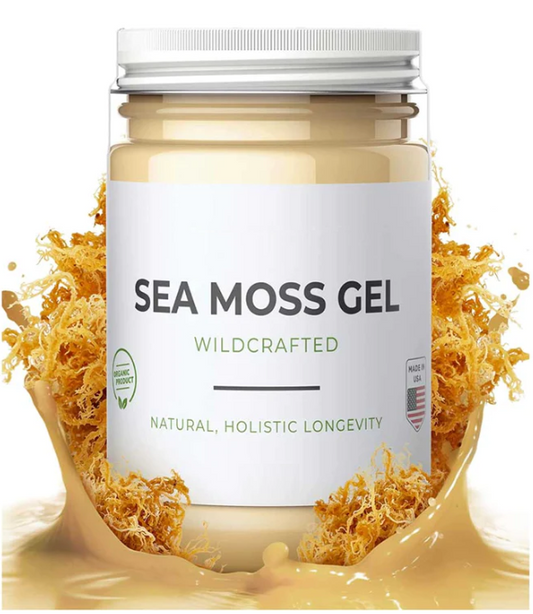 Raw Sea Moss Gel Unflavored - Edible & Great for Skin Application